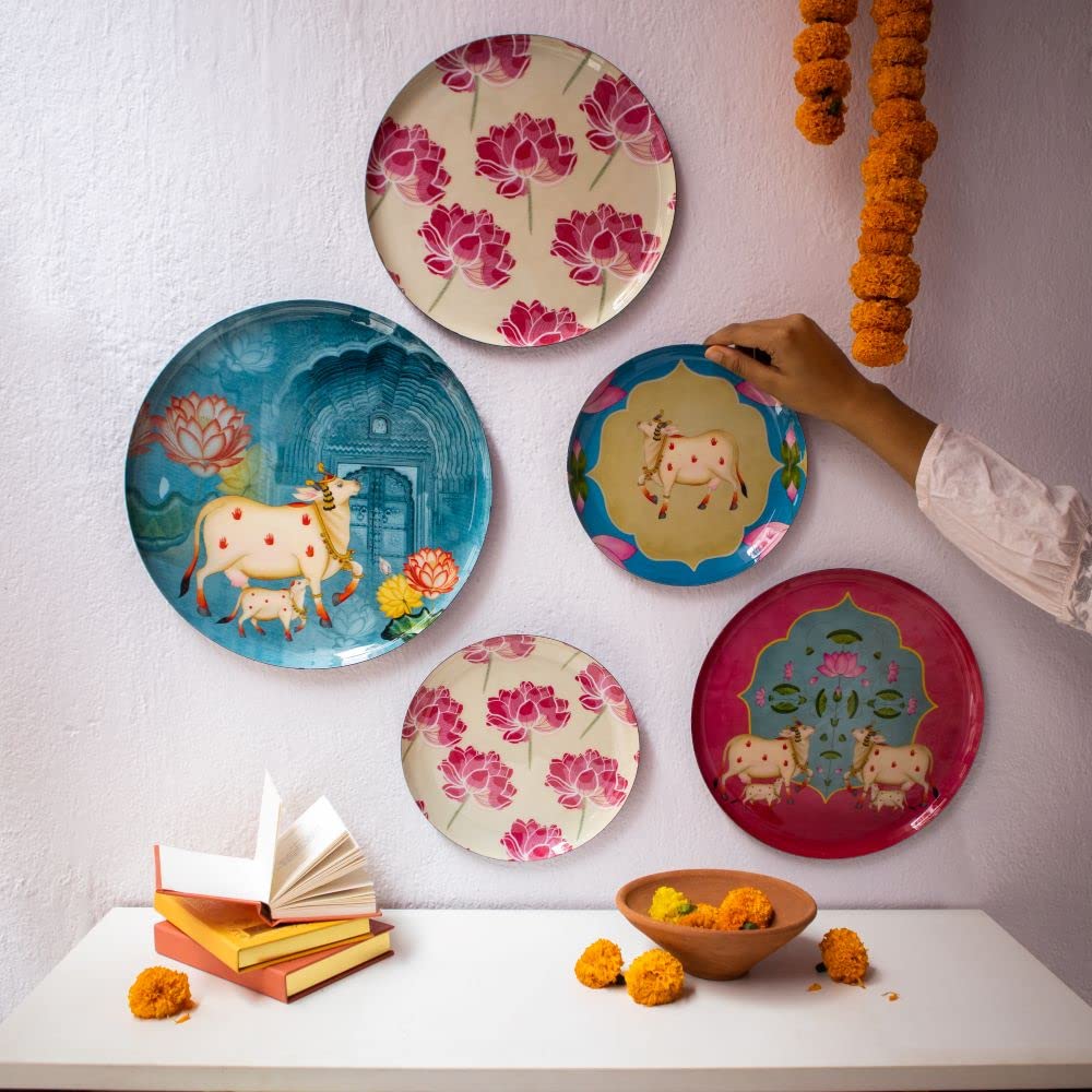 Madhubani Wall Plates  for Home Decoration