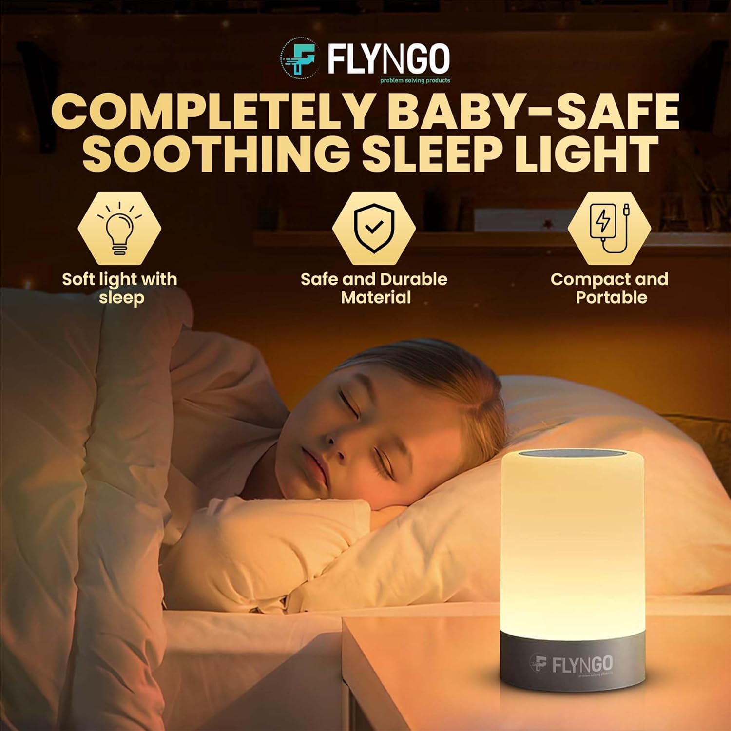 Touch Control LED Night Light Table Lamp