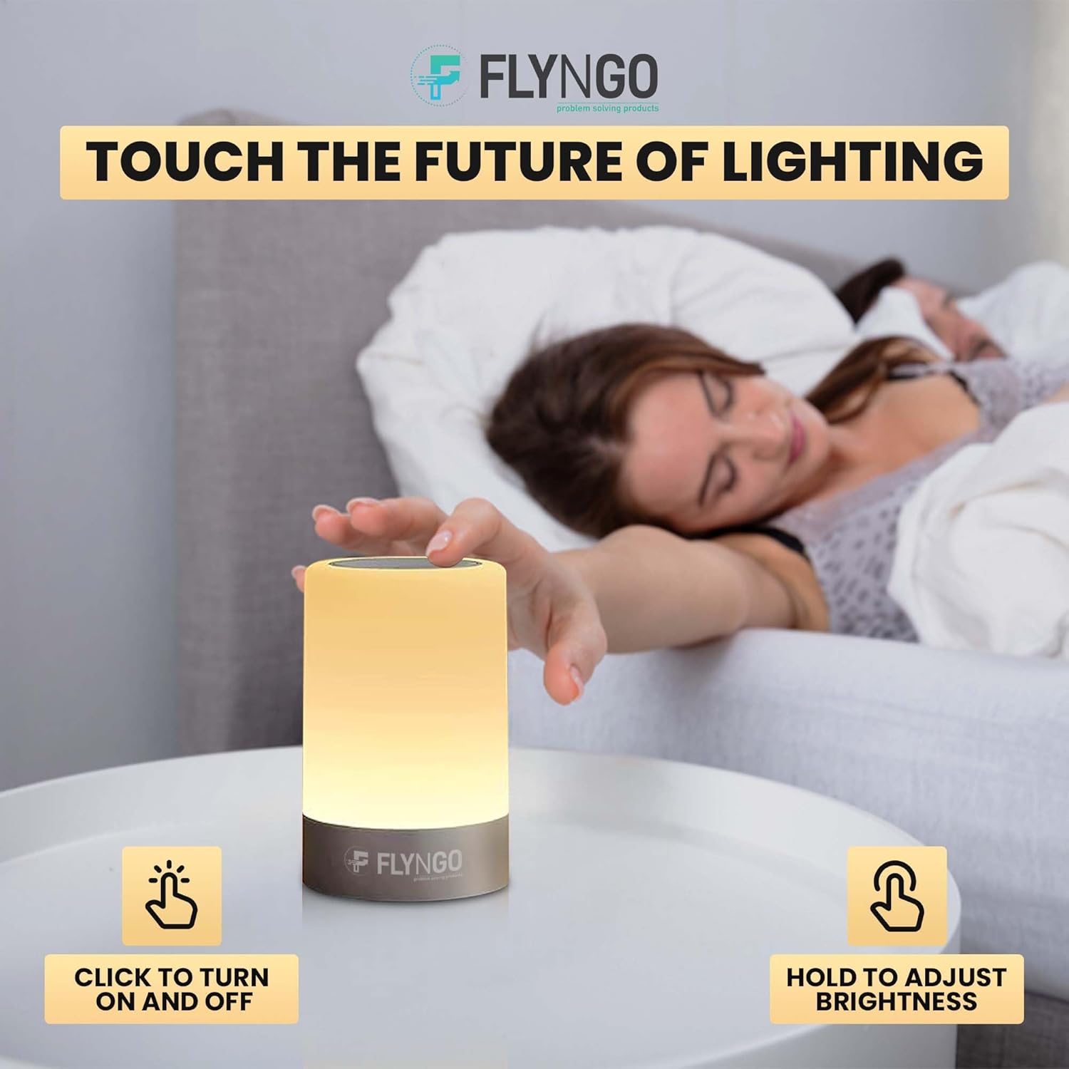 Touch Control LED Night Light Table Lamp