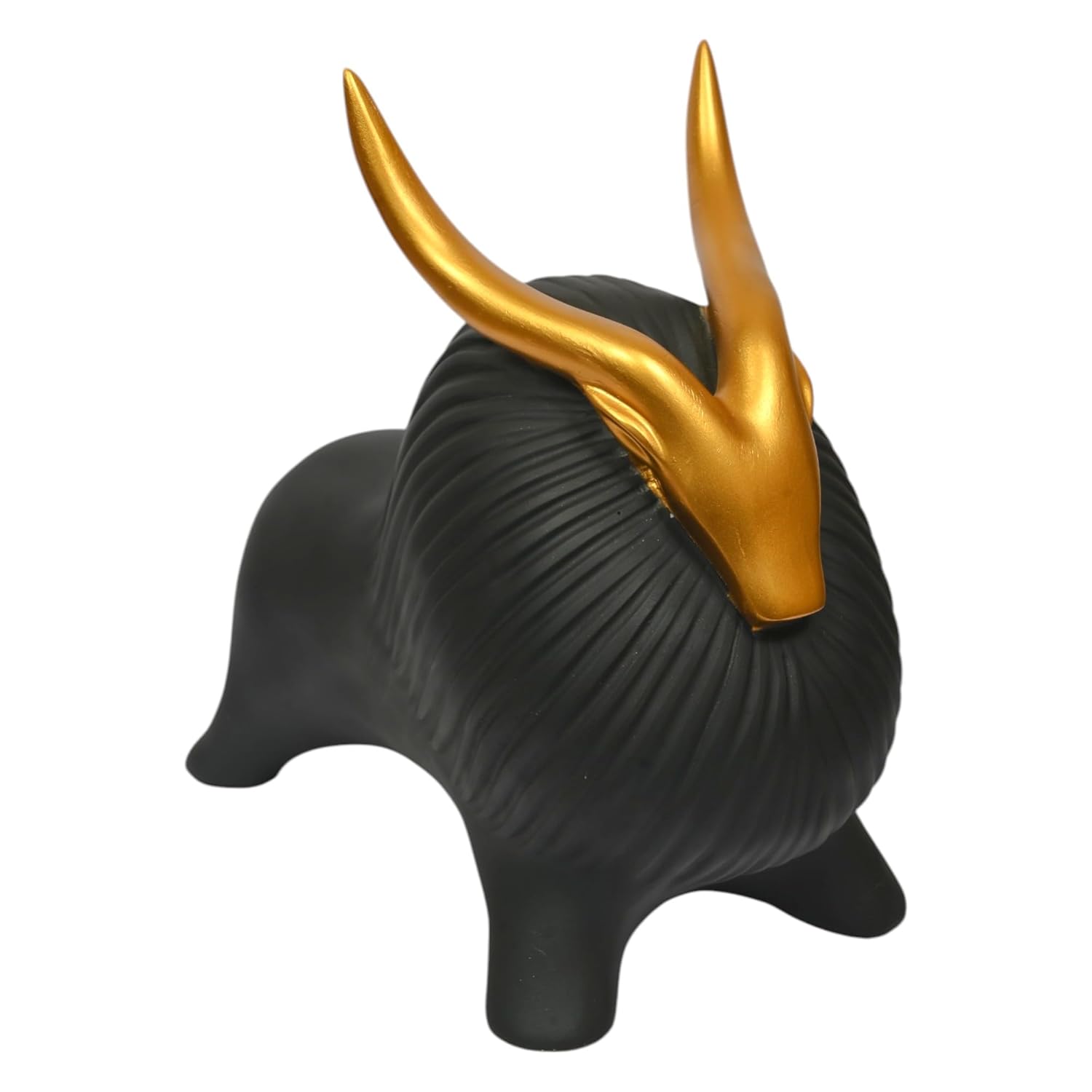 Golden Horned Yak Showpiece