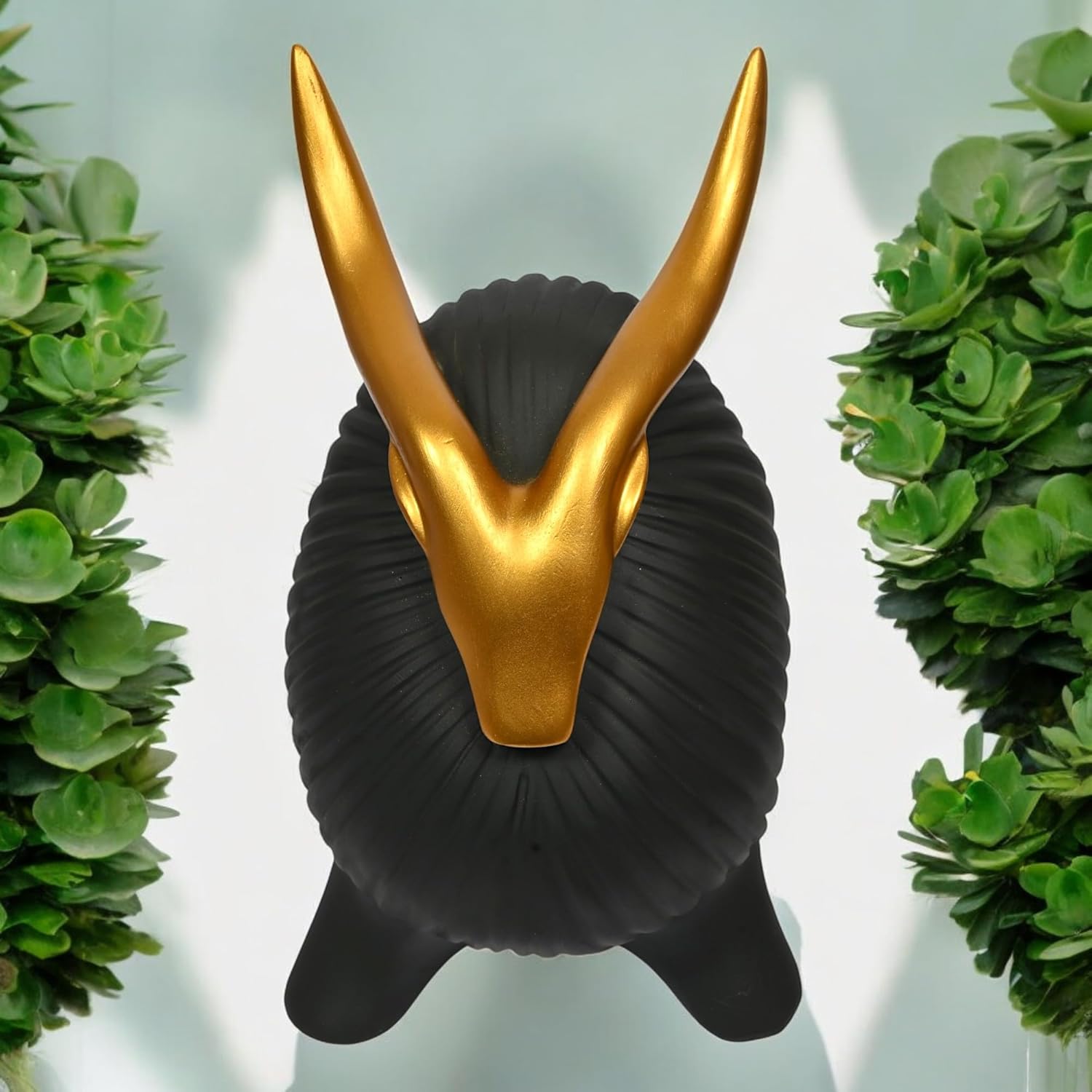 Golden Horned Yak Showpiece