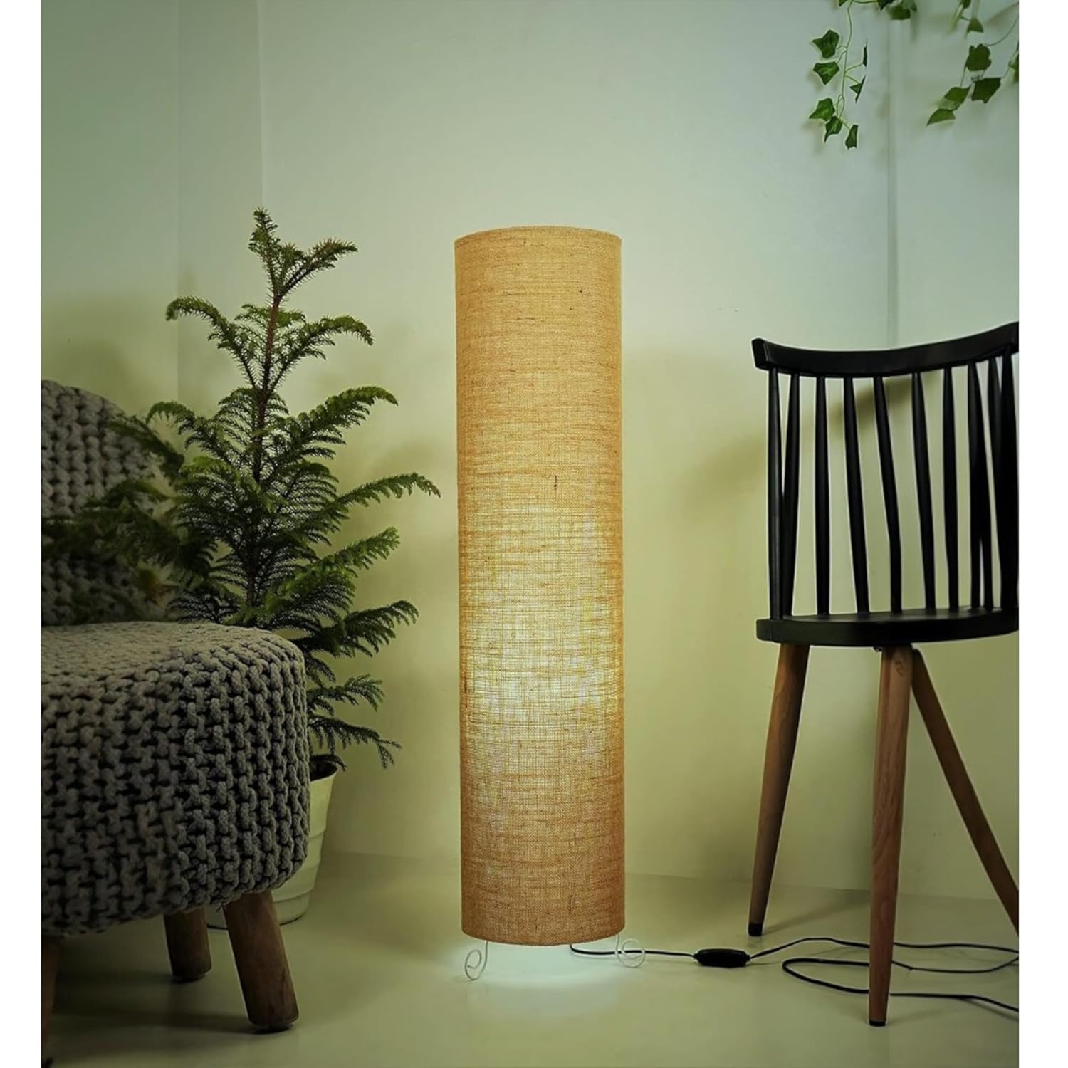 Cotton Fabric Floor Lamp