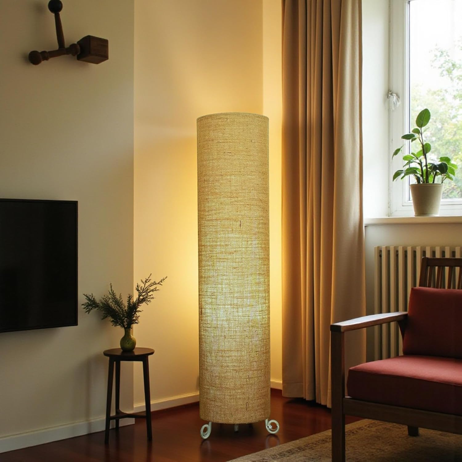 Cotton Fabric Floor Lamp