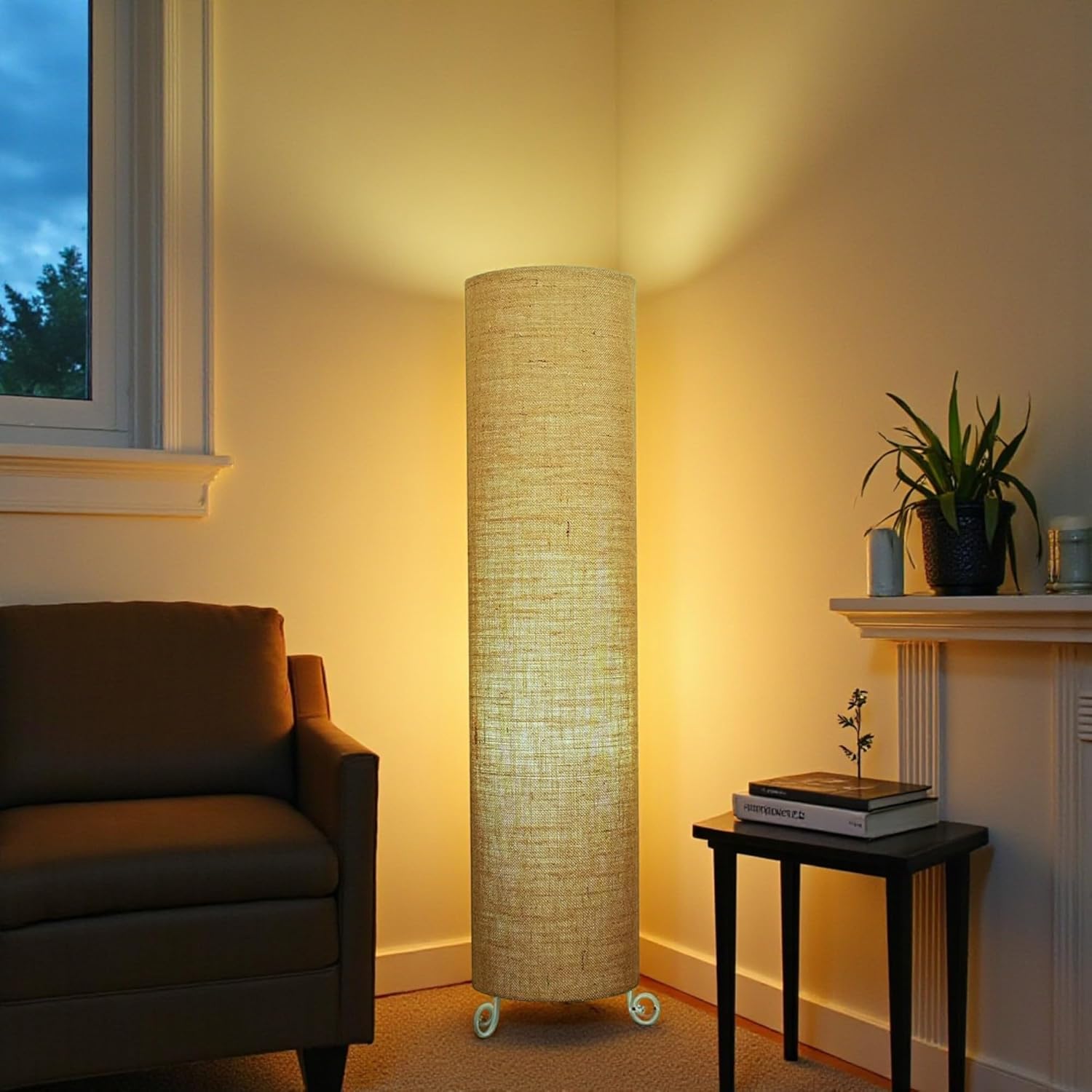 Cotton Fabric Floor Lamp