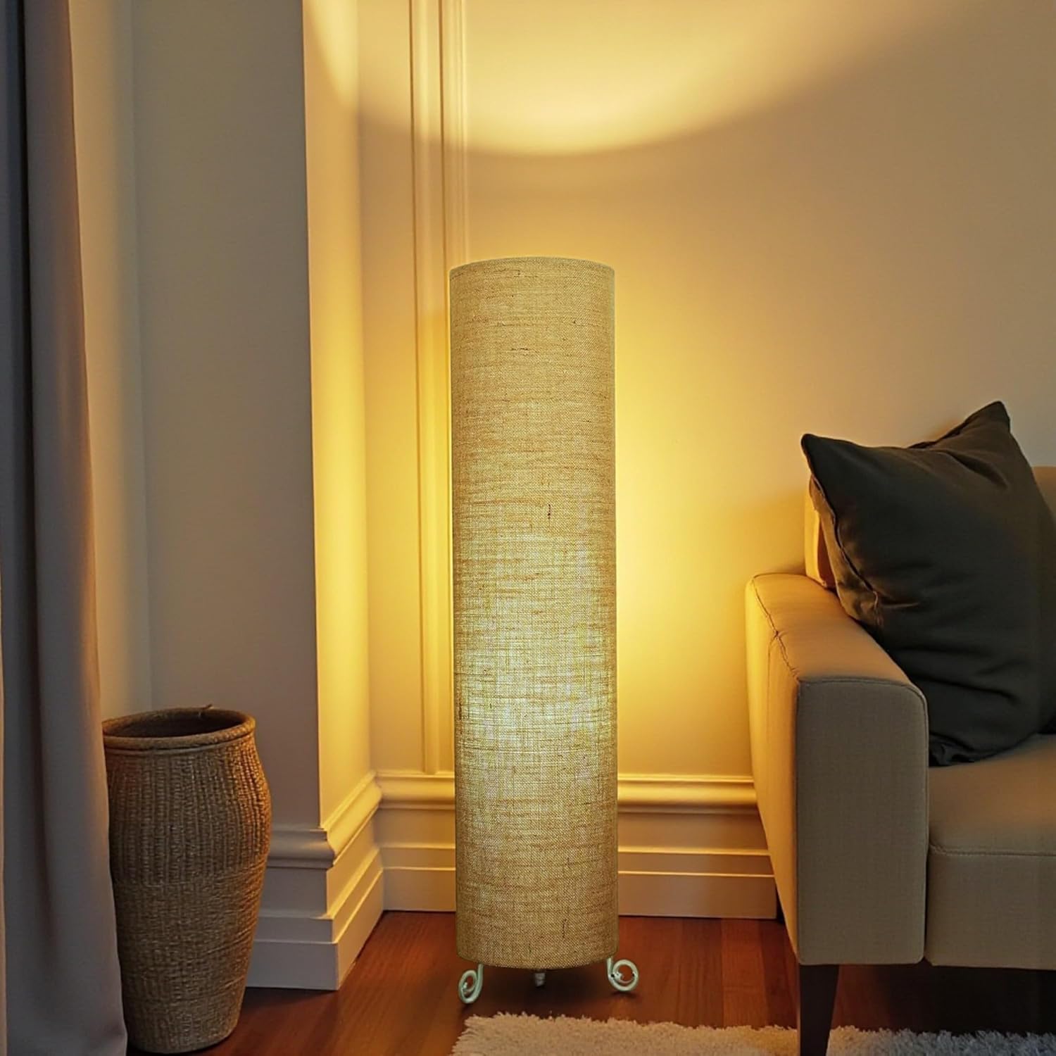 Cotton Fabric Floor Lamp