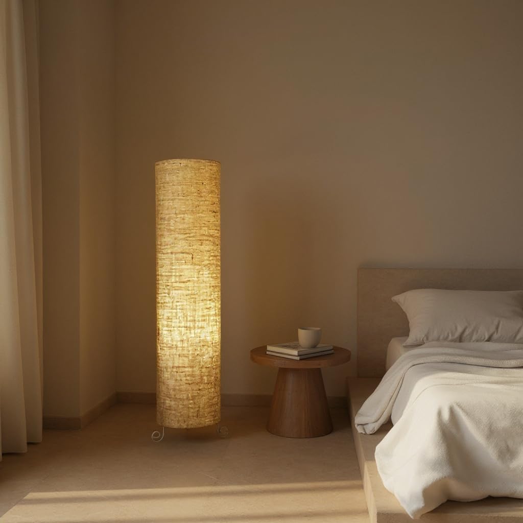 Cotton Fabric Floor Lamp