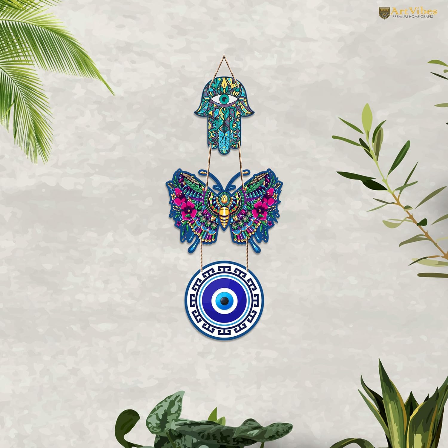 Hamsa Hand Decoration  Wall Hanging
