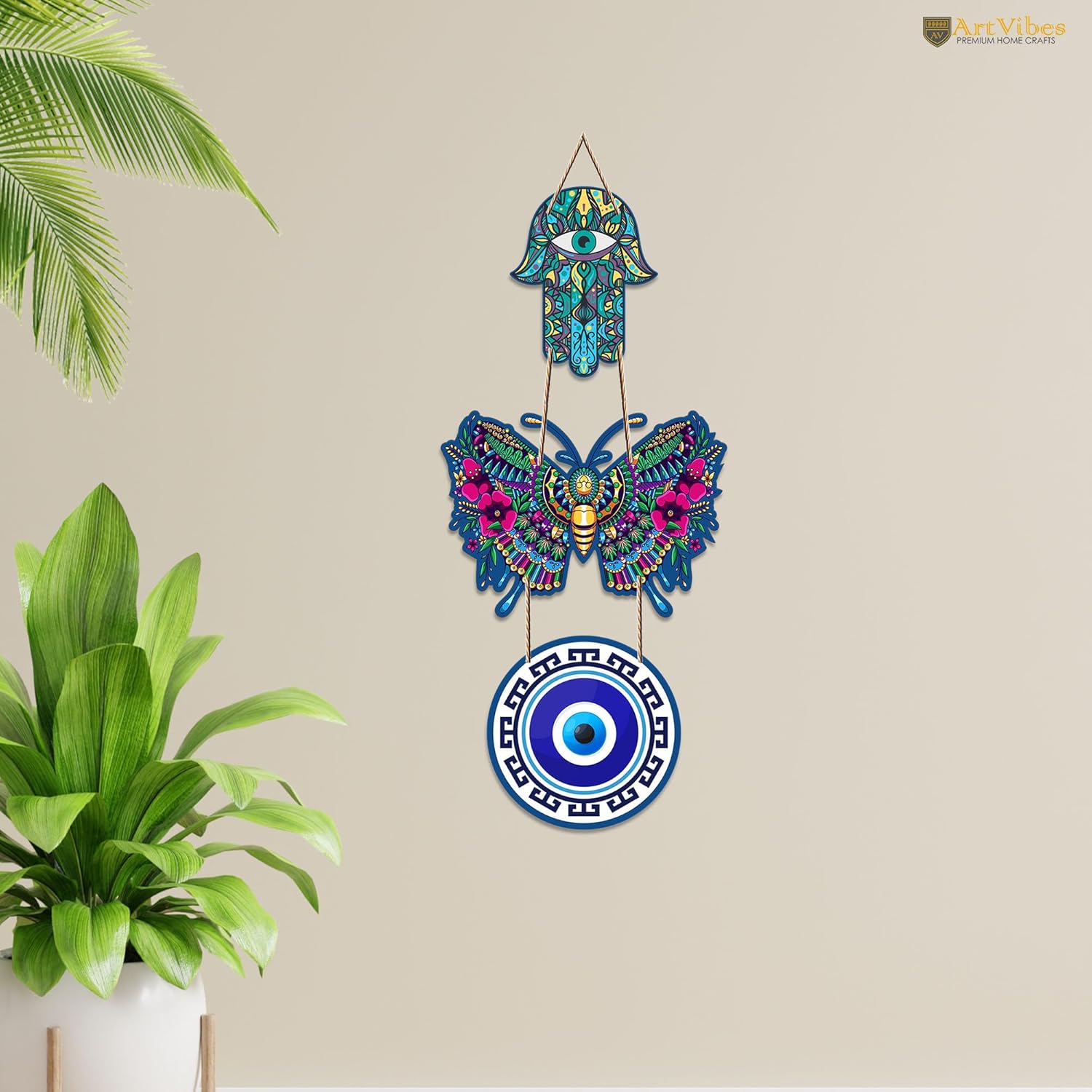Hamsa Hand Decoration  Wall Hanging