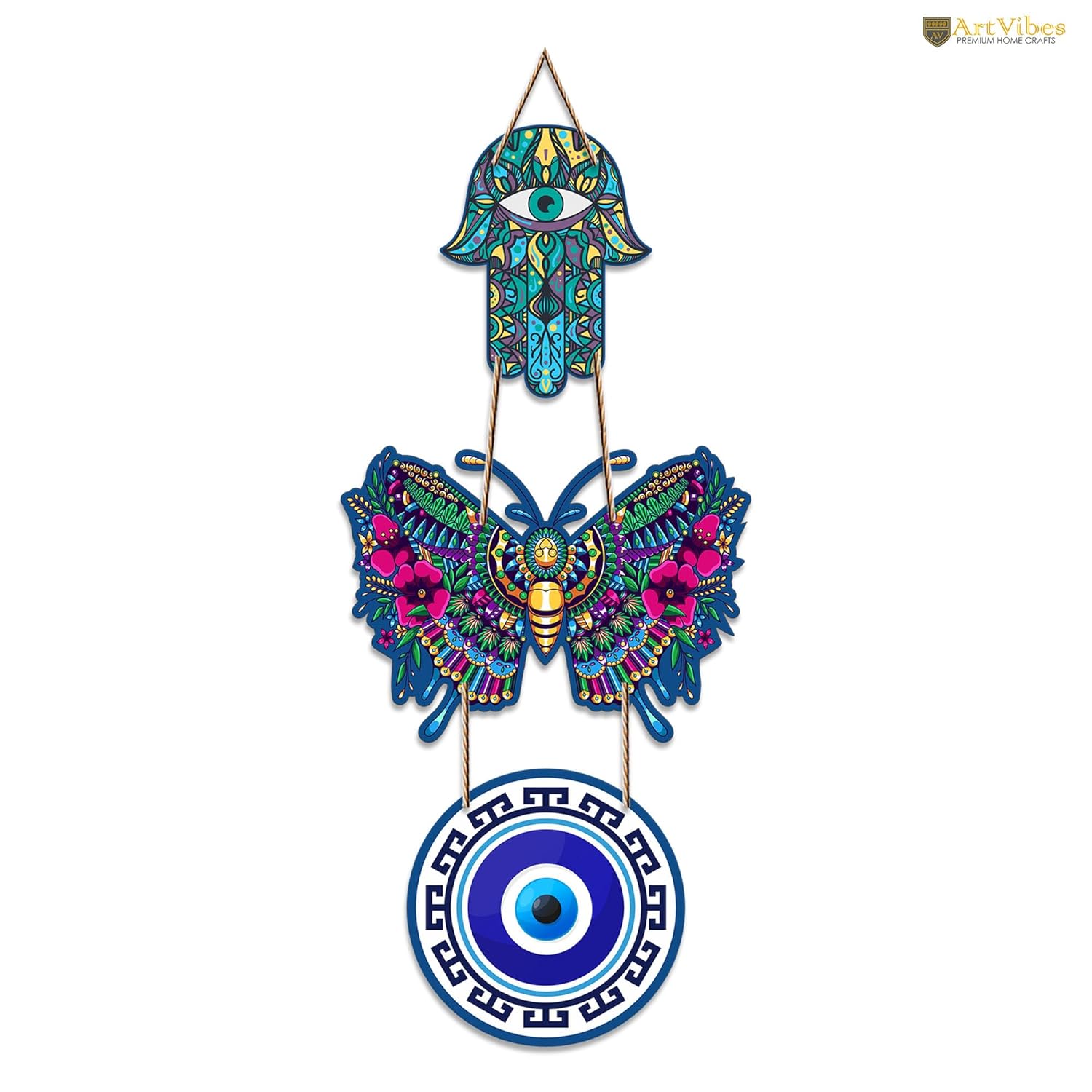 Hamsa Hand Decoration  Wall Hanging