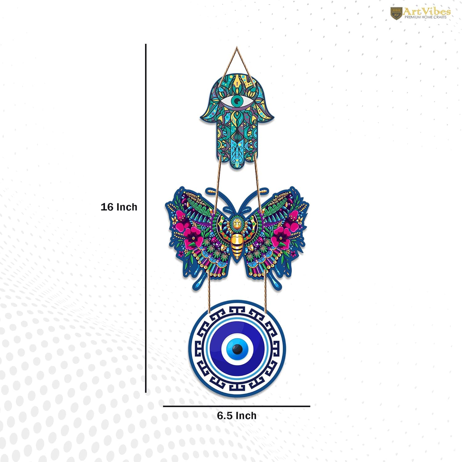 Hamsa Hand Decoration  Wall Hanging