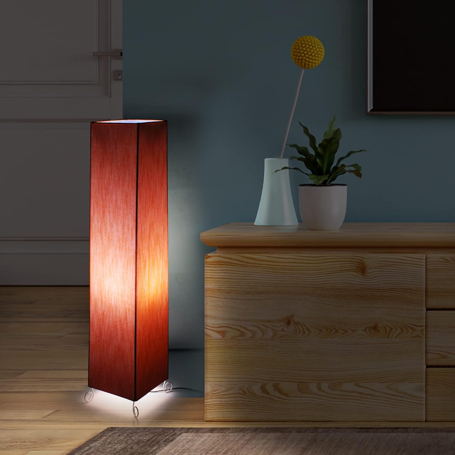 Cotton Fabric Floor Lamp