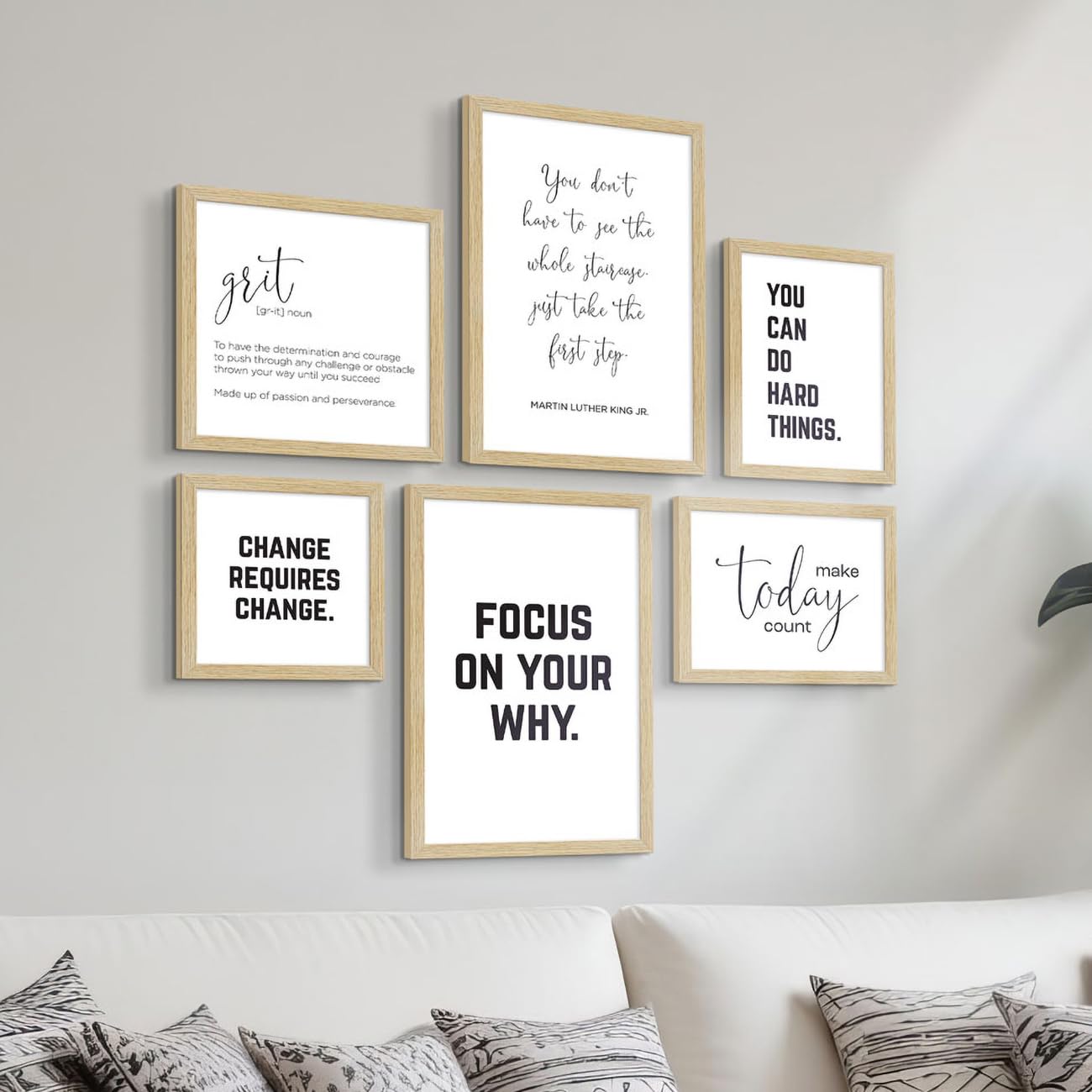 Motivational Quote Wall Hanging