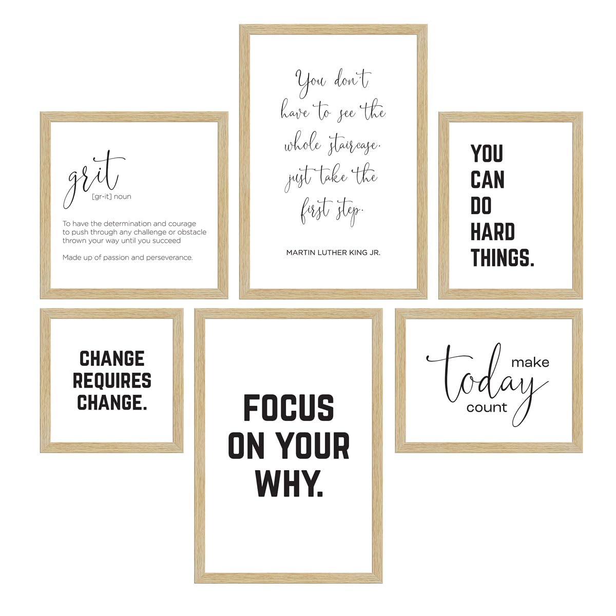 Motivational Quote Wall Hanging