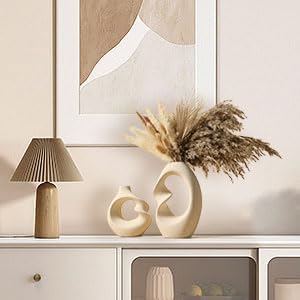 White Ceramic Donut Vase