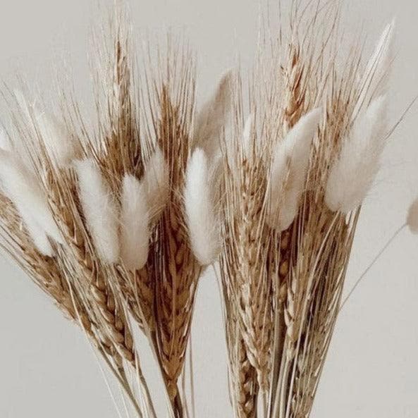 Faux Wheat Grass And Bunny Tails Bunch