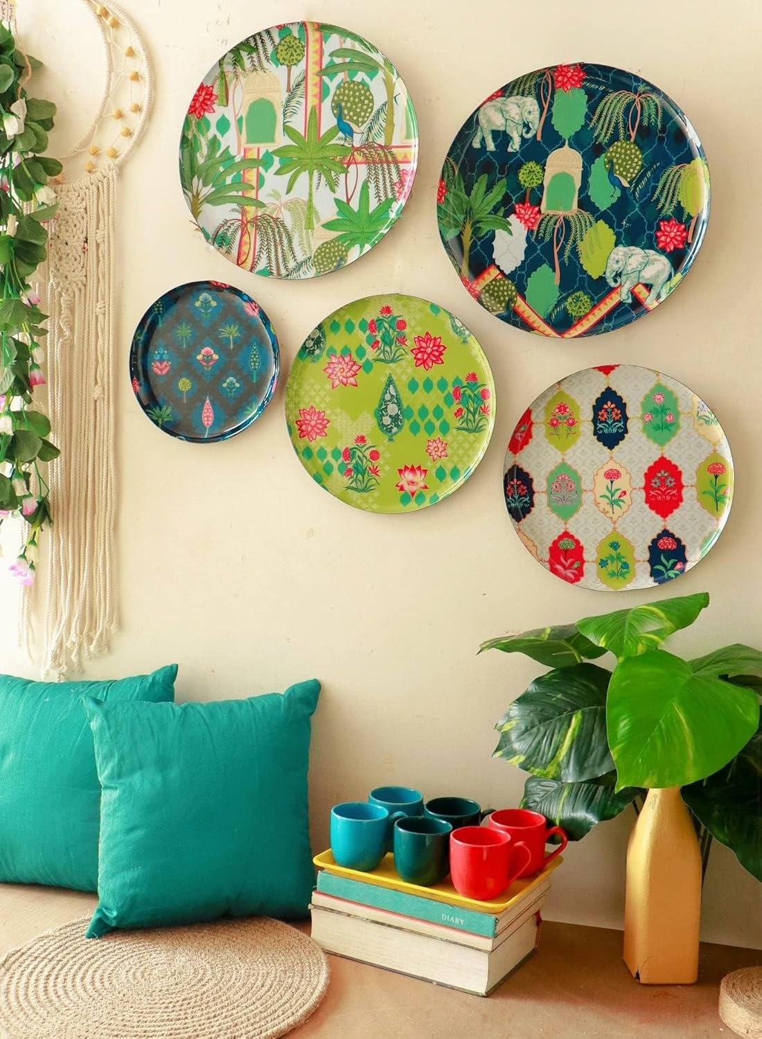 Warli Wall Plates for Home Decoration