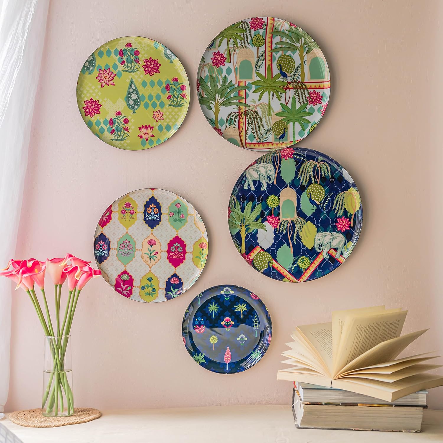 Warli Wall Plates for Home Decoration