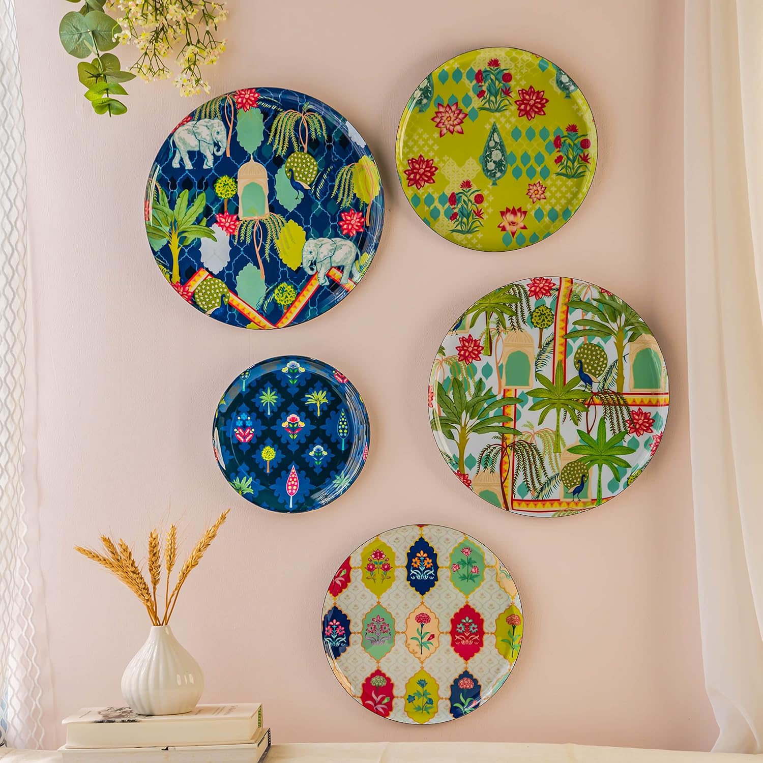 Warli Wall Plates for Home Decoration