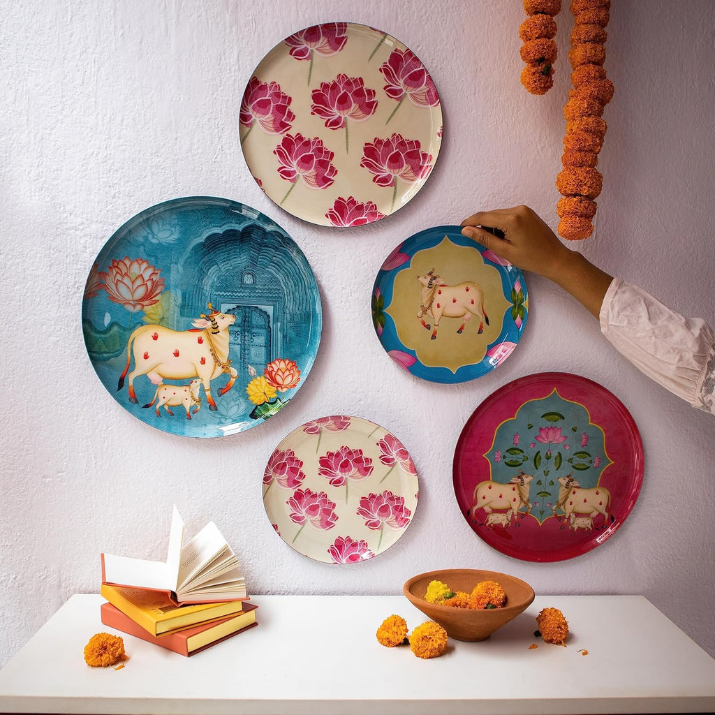 Madhubani Wall Plates  for Home Decoration