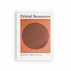 Orbital Resonance Art Print With Frame