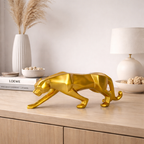 Jaguar Panther Statue Showpiece