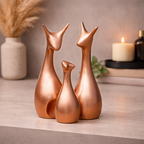 Lucky Deer Family Showpiece – Set of 3