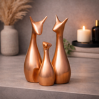 Lucky Deer Family Showpiece – Set of 3