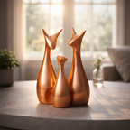 Lucky Deer Family Showpiece – Set of 3