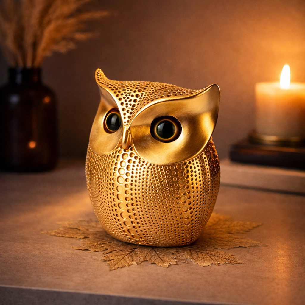 Modern Classy Lucky Owl Decorative Showpiece