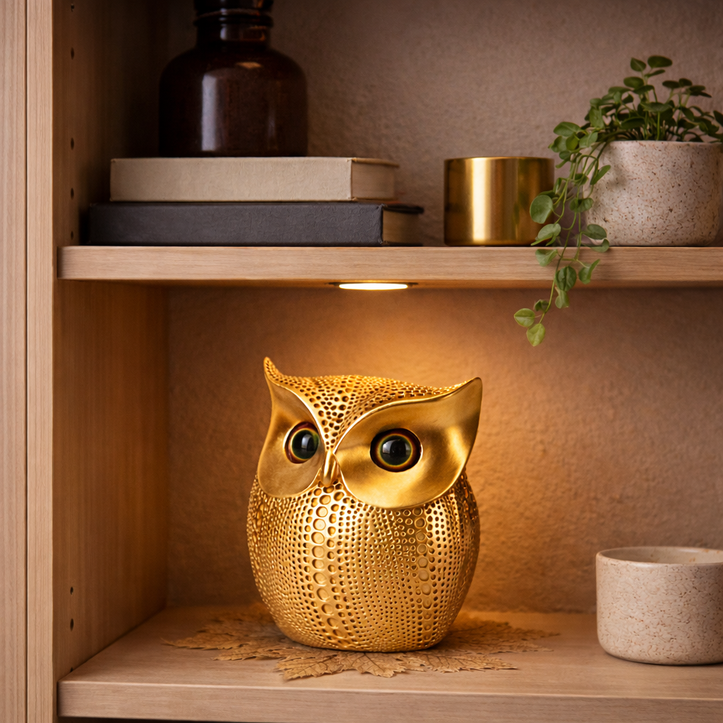 Modern Classy Lucky Owl Decorative Showpiece