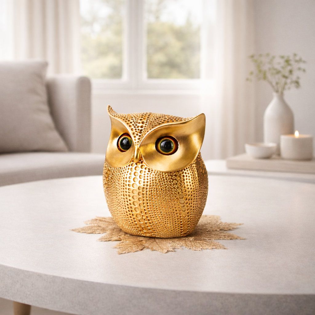 Modern Classy Lucky Owl Decorative Showpiece