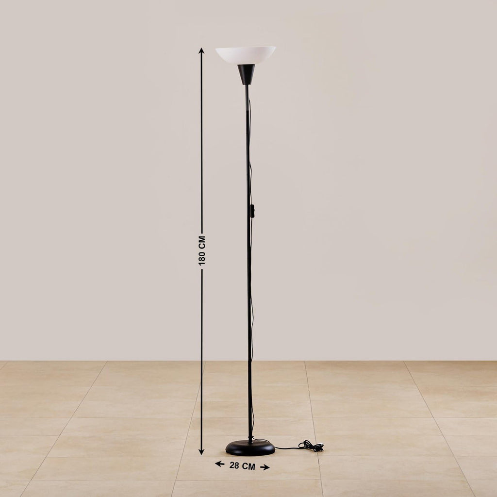 Grey Cotton Shade with Wood lamp Base