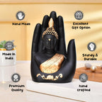 Golden Handcrafted Palm Buddha