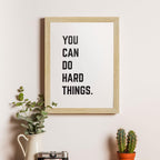 Motivational Quote Wall Hanging