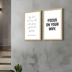Motivational Quote Wall Hanging
