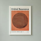 Orbital Resonance Art Print With Frame