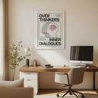 Overthinkers Inner Dialogues Art Print With Frame